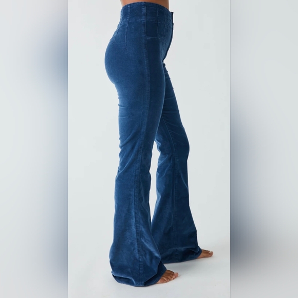 Free People Jayde Cord Flare Jeans - Picture 4 of 9